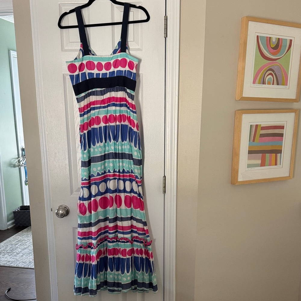 Vineyard Vines Multicolor Patterned Maxi Dress - image 3